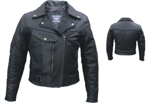 Authentic Ladies Vented Naked Leather Jacket