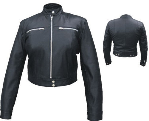 Women's Lambskin Riding Jacket Gear