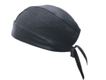 Classic Vented Leather Skull Cap