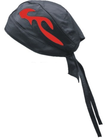 Skull cap with Red Flame Gear