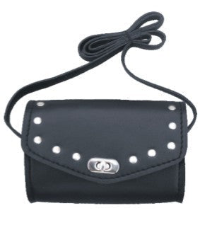 Ladies Studded Shoulder bag Rider PVC