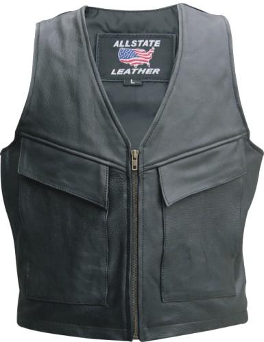 Basic Side Laced Naked Buffalo Vest Gear