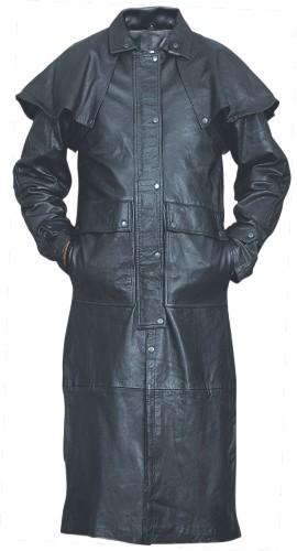 Classic Men's Lightweight Black Duster