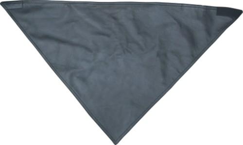 Authentic Leather Fleece Lined Black Bandana.