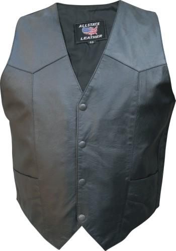 Rugged Plain Split Cowhide Elite Vest