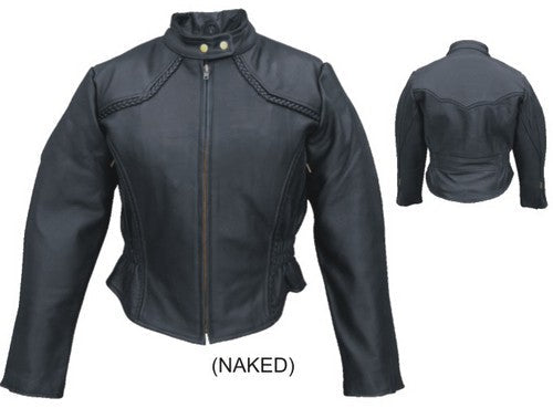 Ladies Naked Cowhide Jacket Gear