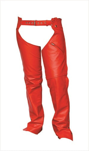 Red Lined Chaps for Elite Ladies