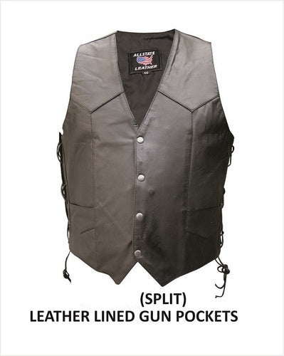 Single Panel Back Gun Holster Vest Gear