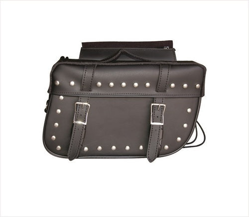 PVC, Throw over Studded motorcycle Saddle Elite bags