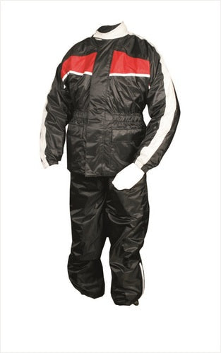 Authentic Men's Red/Black Rain Suit