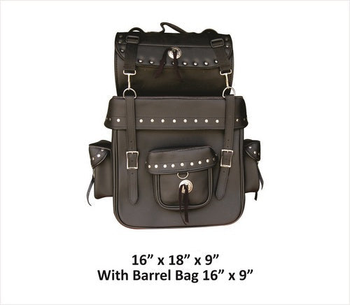 Classic Hard PVC Motorcycle T-Bag