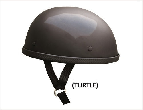 Turtle Glossy Novelty Helmet with Y Straps Gear