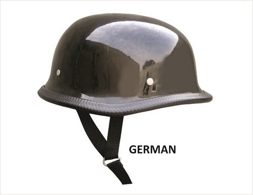 German Glossy Novelty Helmet - with Y Pro Straps