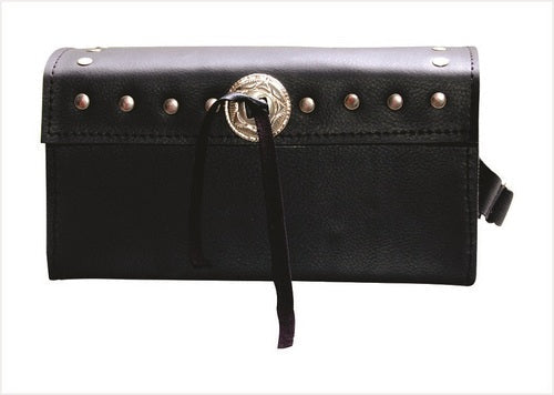 Authentic Square Studded PVC motorcycle tool bag