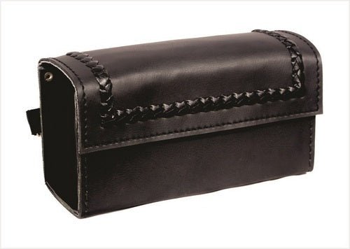 Classic Square Laced PVC motorcycle tool bag