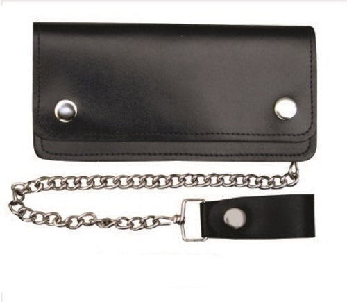 6.5 Inch Biker wallet with 6 pockets and Elite chain