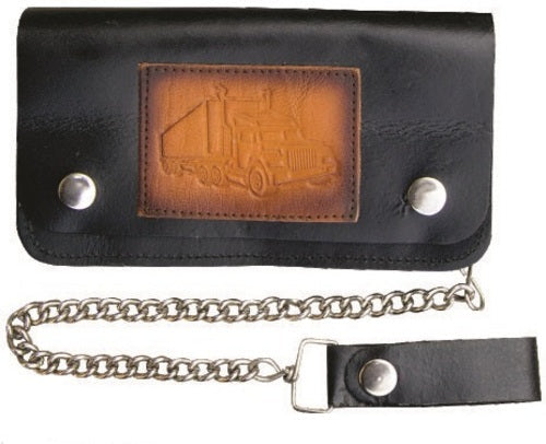 Authentic 7.5 Inch Biker Chain Wallet with 5 pockets and Truck