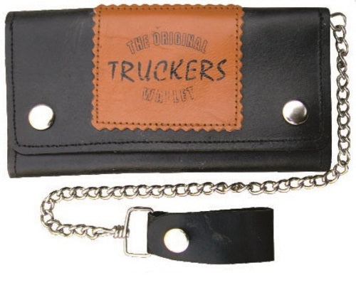 7.5 Inch Biker Chain Wallet with 5 pockets and Truckers Pro Logo