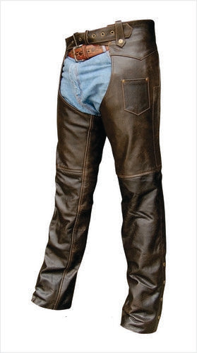 Classic Retro Brown Basic Chaps