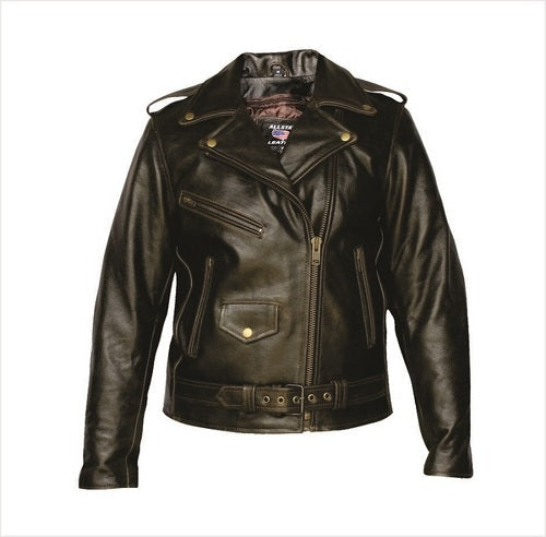 Ladies Retro Brown Rider Jacket