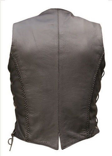 Braided Vest in Buffalo Leather Gear