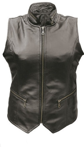 Stylish Zipped Lambskin Vest Gear