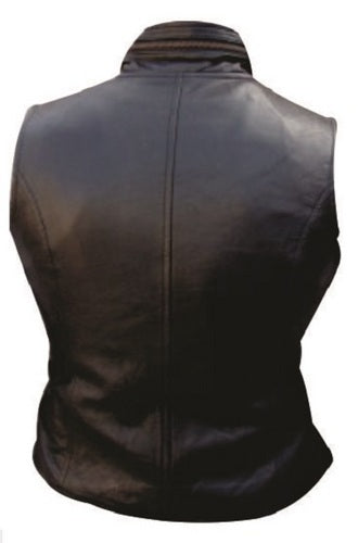 Stylish Zipped Lambskin Vest Gear