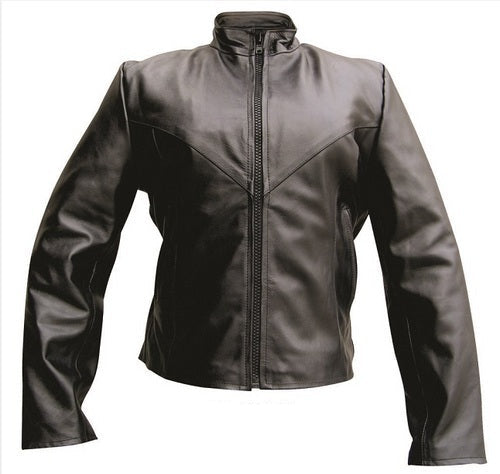 Ladies Plain Buffalo Leather Pro Jacket