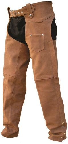 Brown Buffalo Leather Pro Chaps