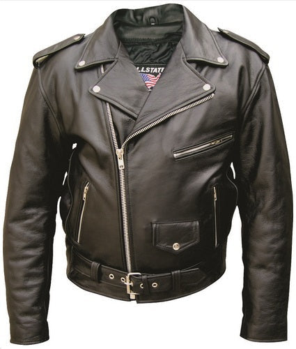 Classic Men's Premium Buffalo Motorcycle Jacket