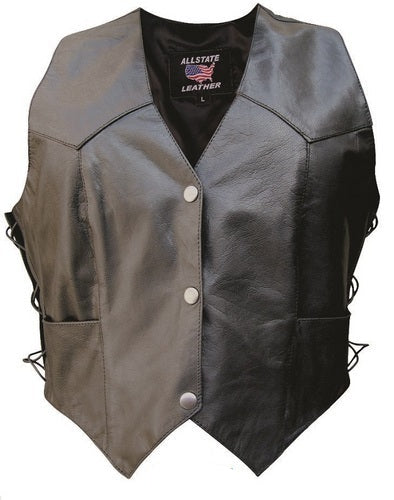 Side Laced Split Cowhide Elite Vest