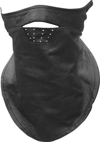 Classic Leather Snap Adjustable Face Mask