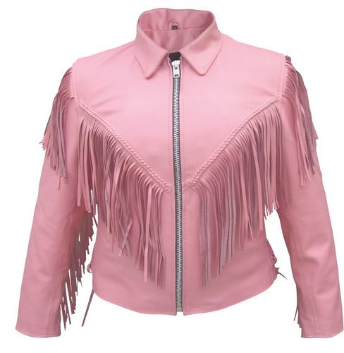 Ladies Pink Braided Pro Jacket