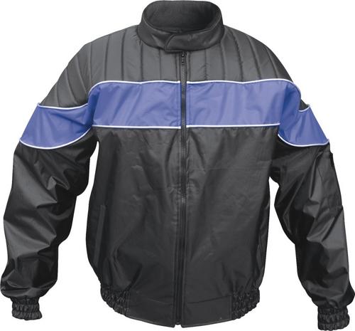 Men's Blue/Black Reflective Riding Pro Jacket