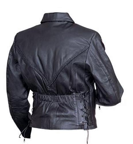 Ladies Braided Cowhide Jacket Gear