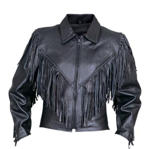 Ladies Fringed Cowhide Elite Jacket