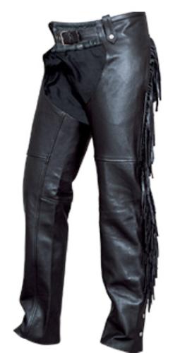 Fringed Back Chaps in Premium Elite Buffalo