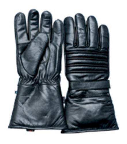 RainCover Padded Riding Gloves with Zipper Pocket & Velcro Pro Tab