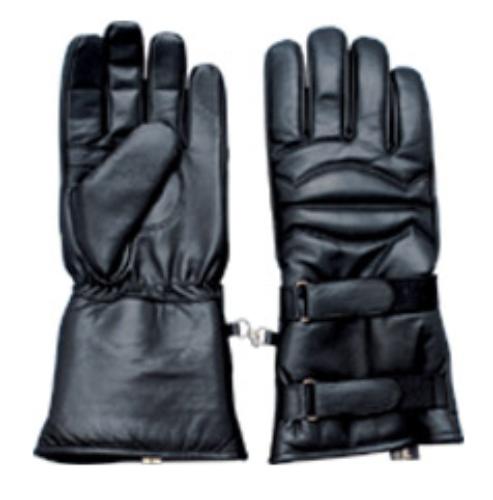 Leather Padded Riding Gloves with Velcro Pro Tabs