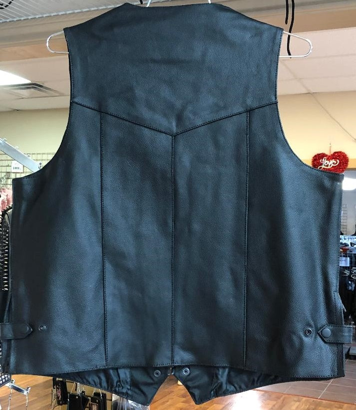 Zippered Front Split Cowhide Pro Vest