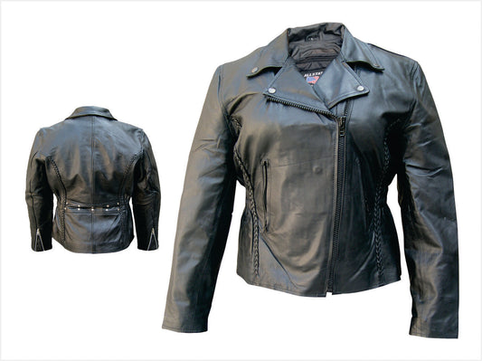 Classic Ladies Motorcycle Jacket