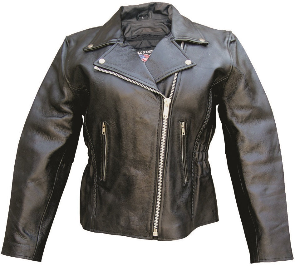 Ladies Analine Cowhide Rider Jacket