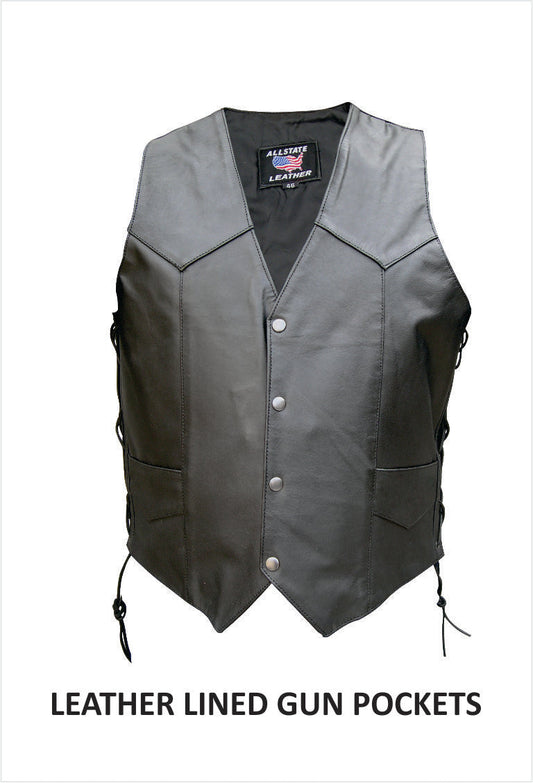 Authentic Vest with Gun Pockets & Side Laces