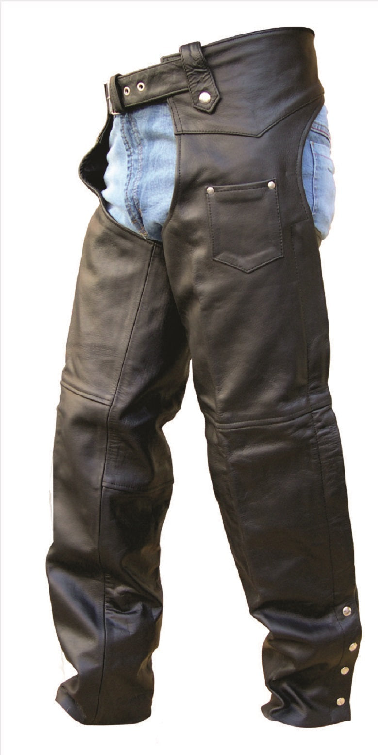 Plain Lined Chaps in Buffalo Pro Leather