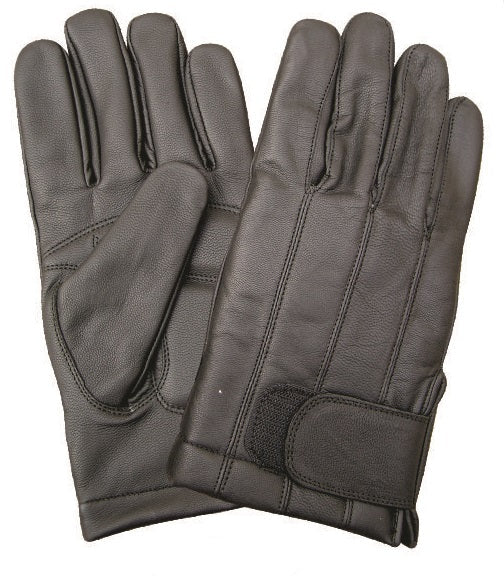 Full Premium Finger Lined Driving Gloves with Large Velcro Closure