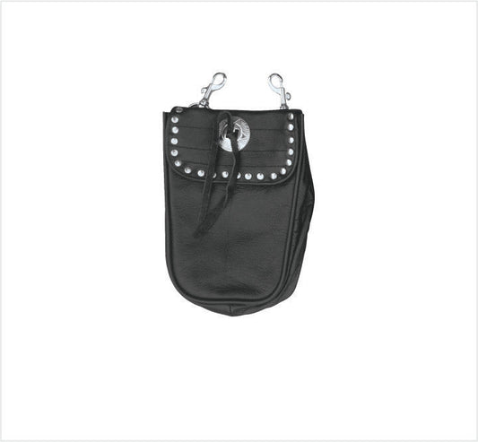 Leather Belt Loop studded bag Gear